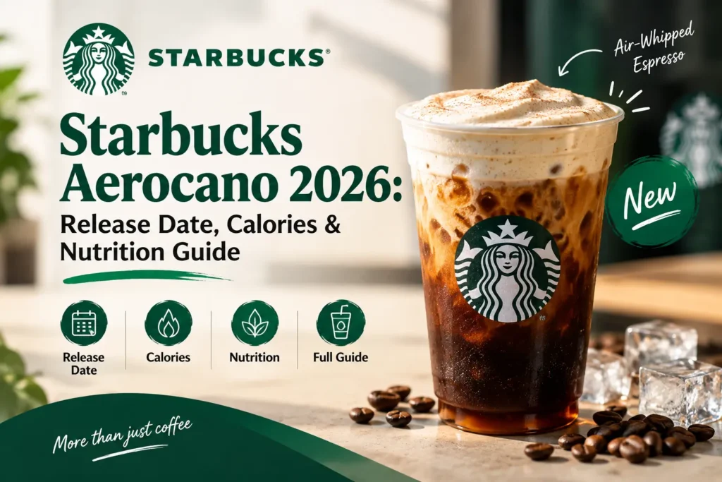 Starbucks Aerocano 2026 release date calories and nutrition guide